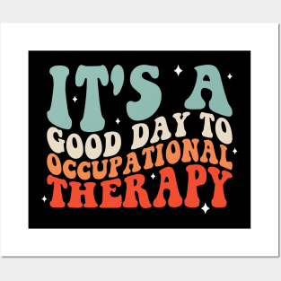 Occupational Therapy Retro Therapist OT Posters and Art